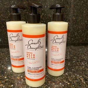 Curly Hair Products by Carol's Daughter, Hair Milk - 12 Fl Oz - 3 Pack - NWT